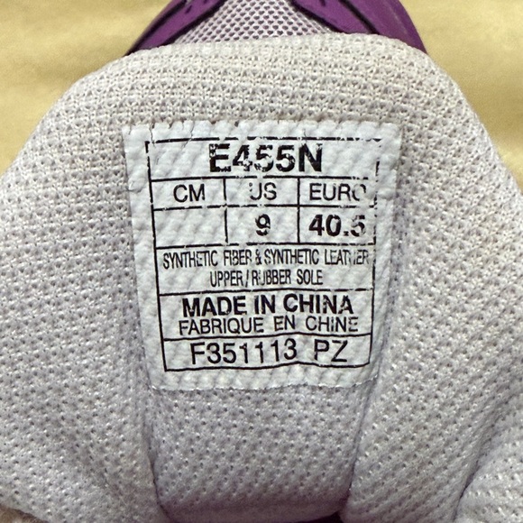 ASICS Gel-Solution Slam 2 Women's Purple White Tennis Shoes Size 9 - Picture 9 of 9